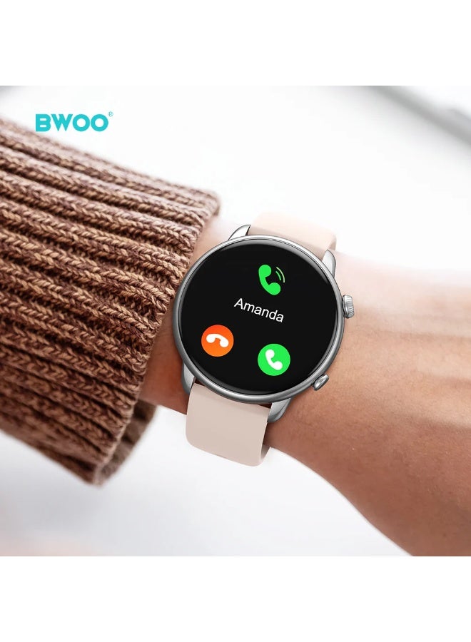 Bwoo Wa10 Smart Watch Silver - Image 2